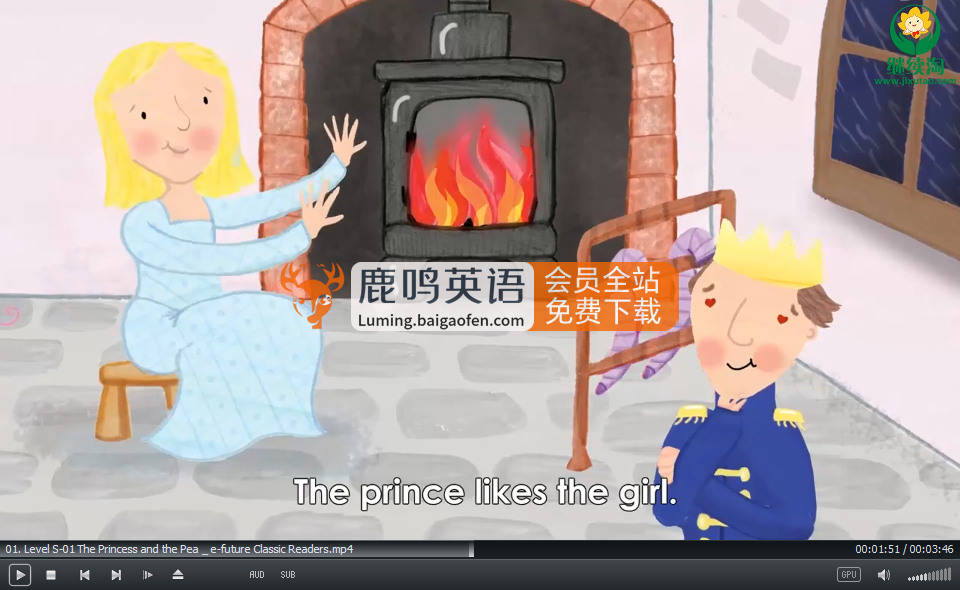e-future Classic Readers英文原版儿童小学生绘本故事动画视频，1080P高清视频，带英文字幕，百度网盘下载！
