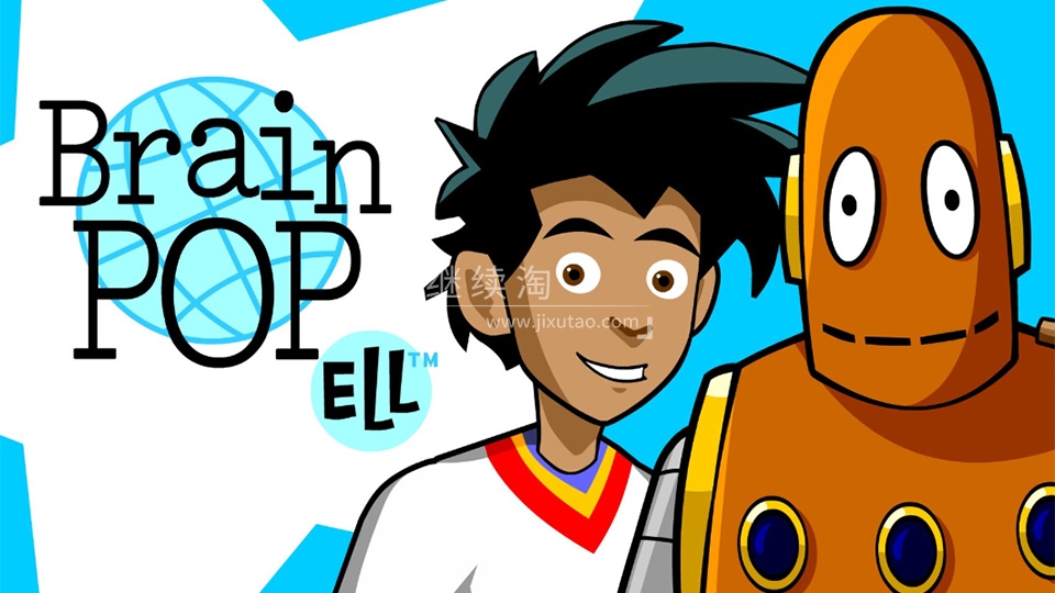 英语启蒙科普动画片《BrainPOP ELL》level 1-3级全套共207集，高清视频带英文字幕，百度网盘下载！