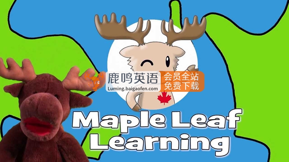 英文儿歌自然拼读动画《Maple Leaf Learning》全410集，1080P高清视频带英文字幕，百度网盘下载！