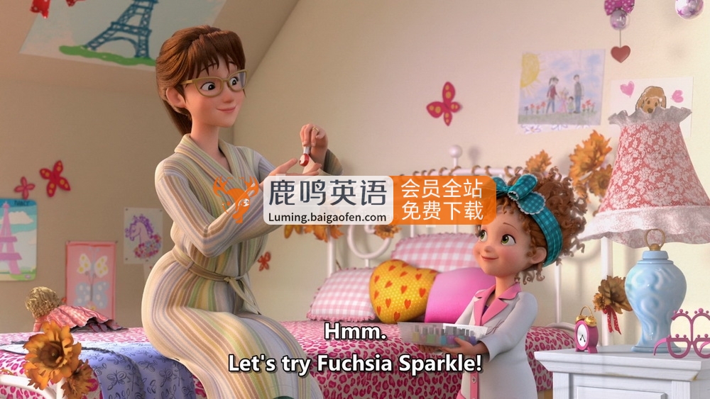 共2集迪士尼动画片Fancy Nancy漂亮的南希，全三季共104集，1080P高清视频带中英文字幕，百度网盘下载！