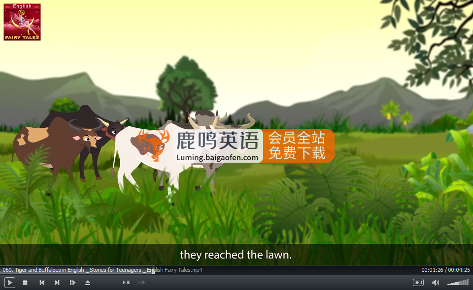 English Fairy Tales英语动画神话故事系列，全776集，1080P高清视频带英文字幕，百度网盘下载！