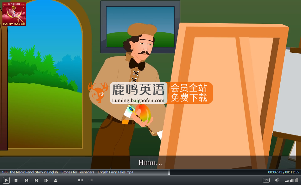 English Fairy Tales英语动画神话故事系列，全776集，1080P高清视频带英文字幕，百度网盘下载！