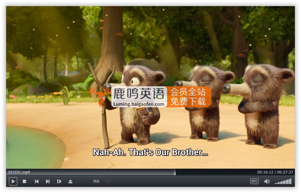 Netflix英文动画《7 Bears 七只熊》全10集,1080P高清视频带英文字幕,百度网盘下载! Netflix英文动画《7 Bears 七只熊》全10集,1080P高清视频带英文字幕,百度网盘下载!