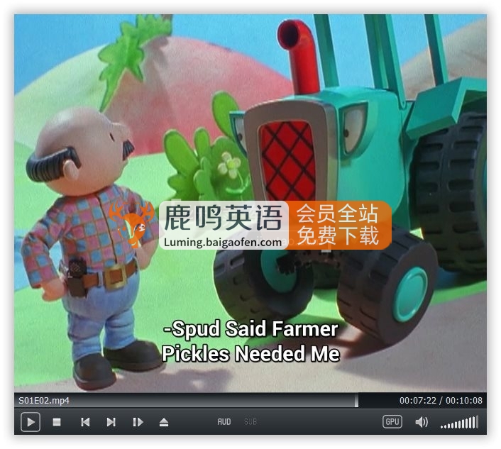 BBC英文动画片《Bob the Builder 巴布工程师 全集》全1-18季共247集，标清视频带英文字幕，百度网盘下载！