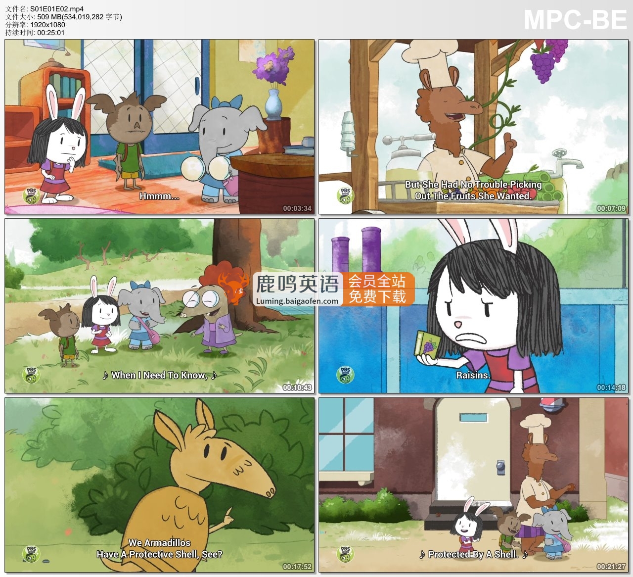 英文版《爱探险的朵拉 Dora The Explorer》全八季共173集，带英文字幕和配套音频MP3，百度网盘下载！