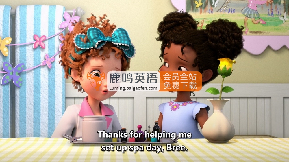 共2集迪士尼动画片Fancy Nancy漂亮的南希，全三季共104集，1080P高清视频带中英文字幕，百度网盘下载！