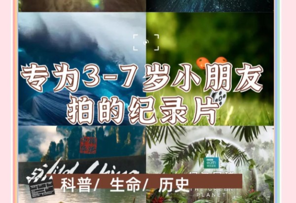 3-8岁必看纪录片|儿童启蒙精选|64.3GB高清合集下载第1张-惠学吧 Image