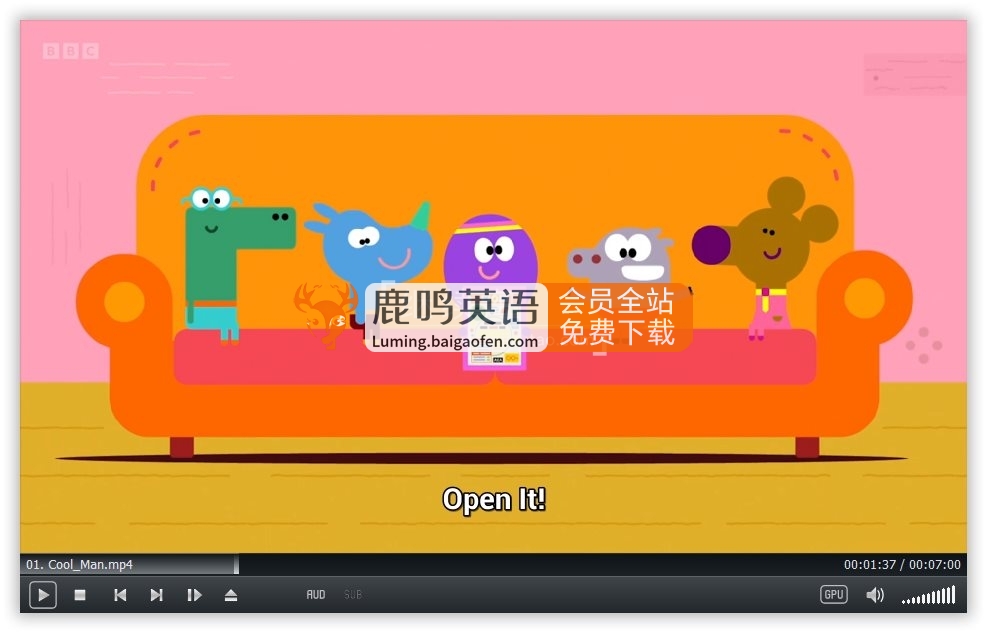 道奇衍生英文动画《Hey Duggee's Squirrel Club 道奇松鼠俱乐部》全13集，1080P高清视频带英文字幕，百度网盘下载！