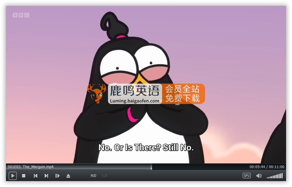 BBC英文动画《Piripenguins 皮里企鹅》全26集，1080P高清视频带英文字幕，百度网盘下载！