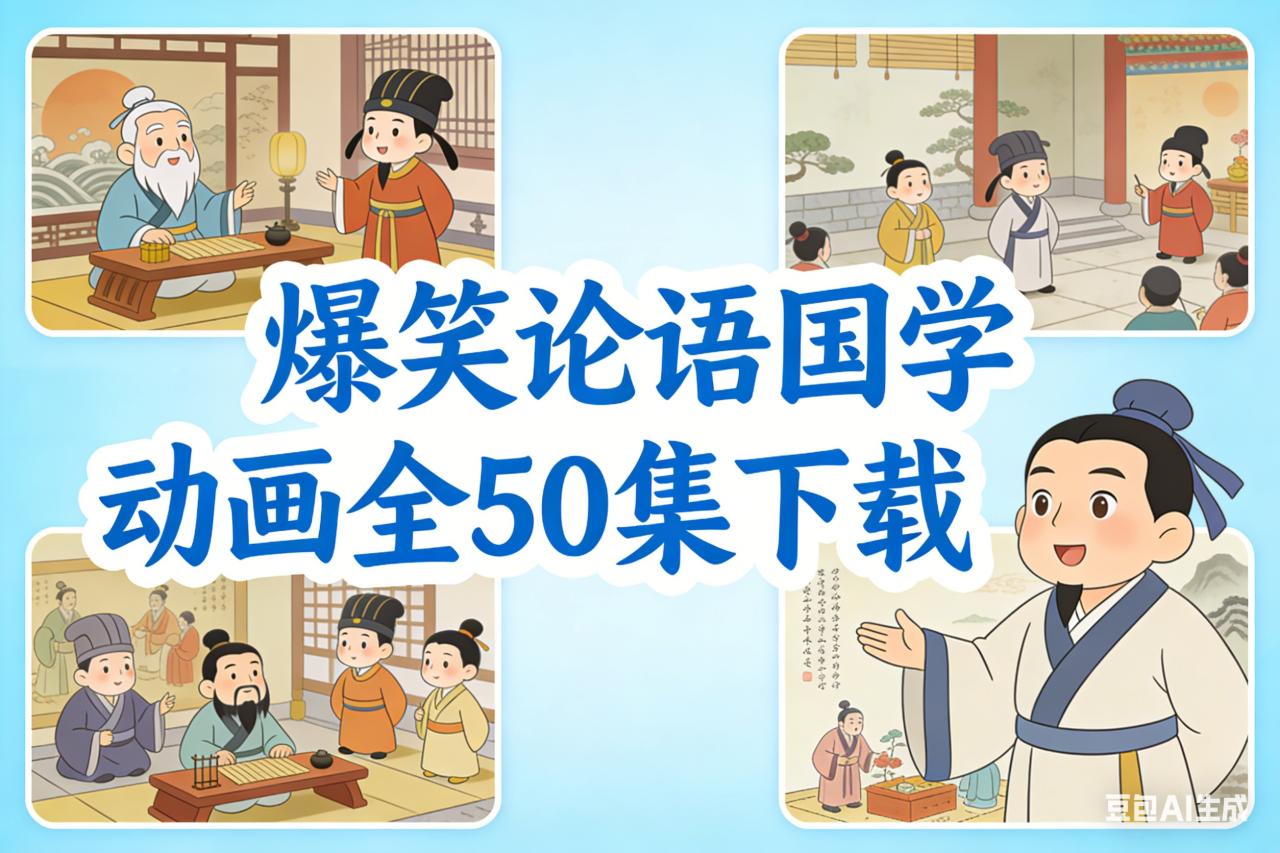 爆笑论语国学动画全50集下载 百度网盘下载