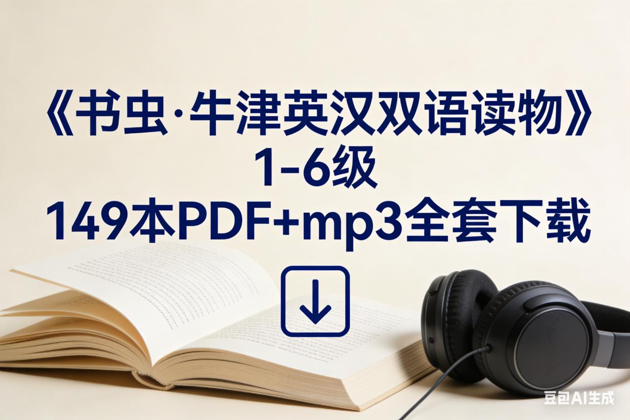《书虫·牛津英汉双语读物》1-6级 149本PDF+mp3全套下载 百度网盘下载